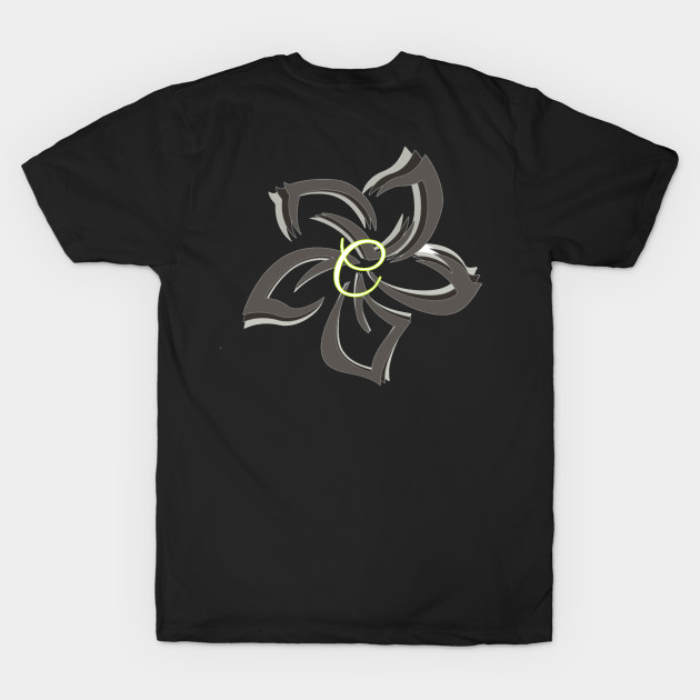 Letter C on tribal plumeria by junochaos